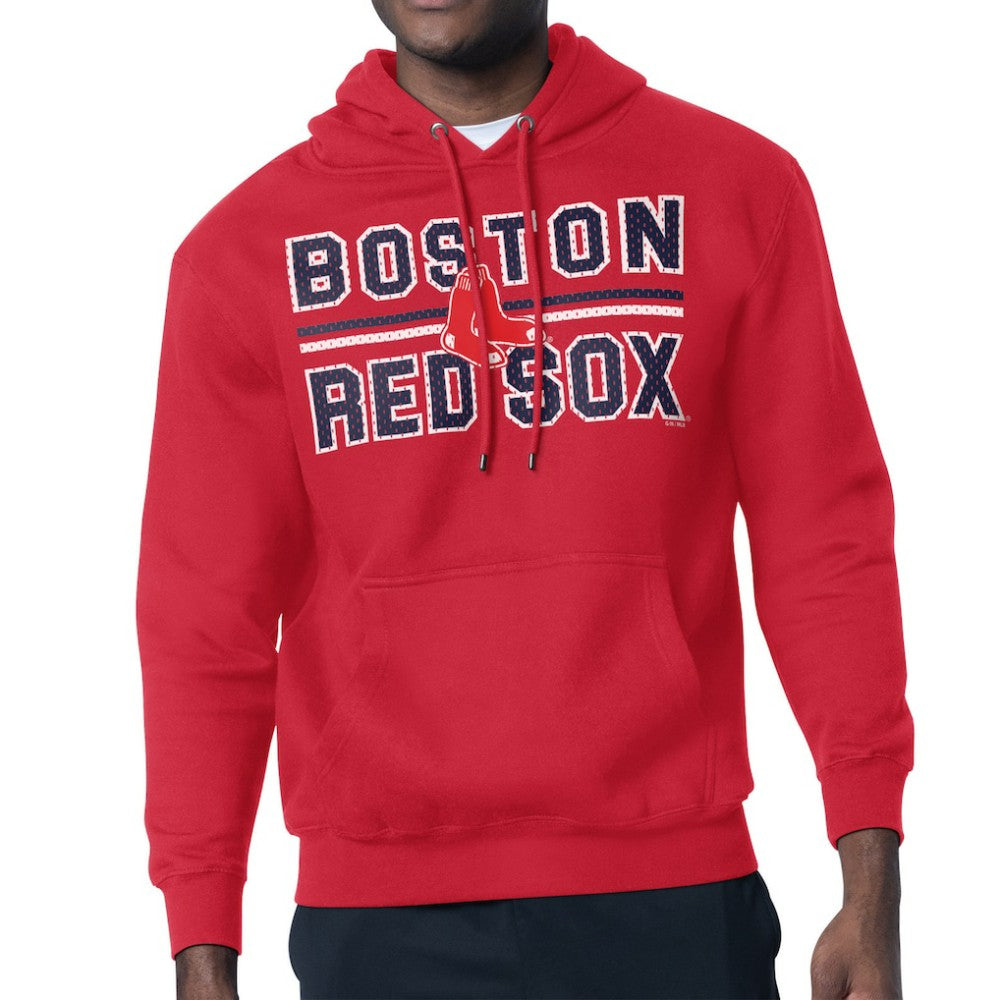 Boston Red Sox Starter Team Mesh Print Graphic Pullover Hoodie Clearance