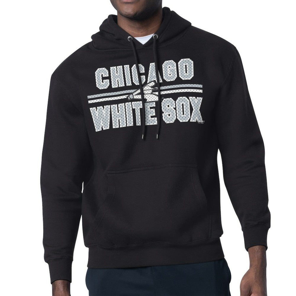 Chicago White Sox Starter Team Mesh Print Graphic Pullover Hoodie On Sale