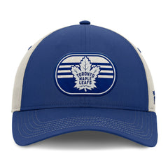 Toronto Maple Leafs - Fanatics 2025 Stanley Cup Playoffs Locker Room Trucker Adjustable Hat Blue/Gray