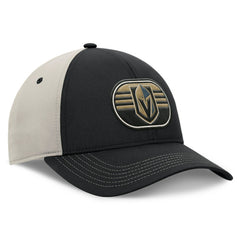 Vegas Golden Knights Fanatics 2025 Stanley Cup Playoffs Locker Room Trucker Adjustable Hat Black/Gray