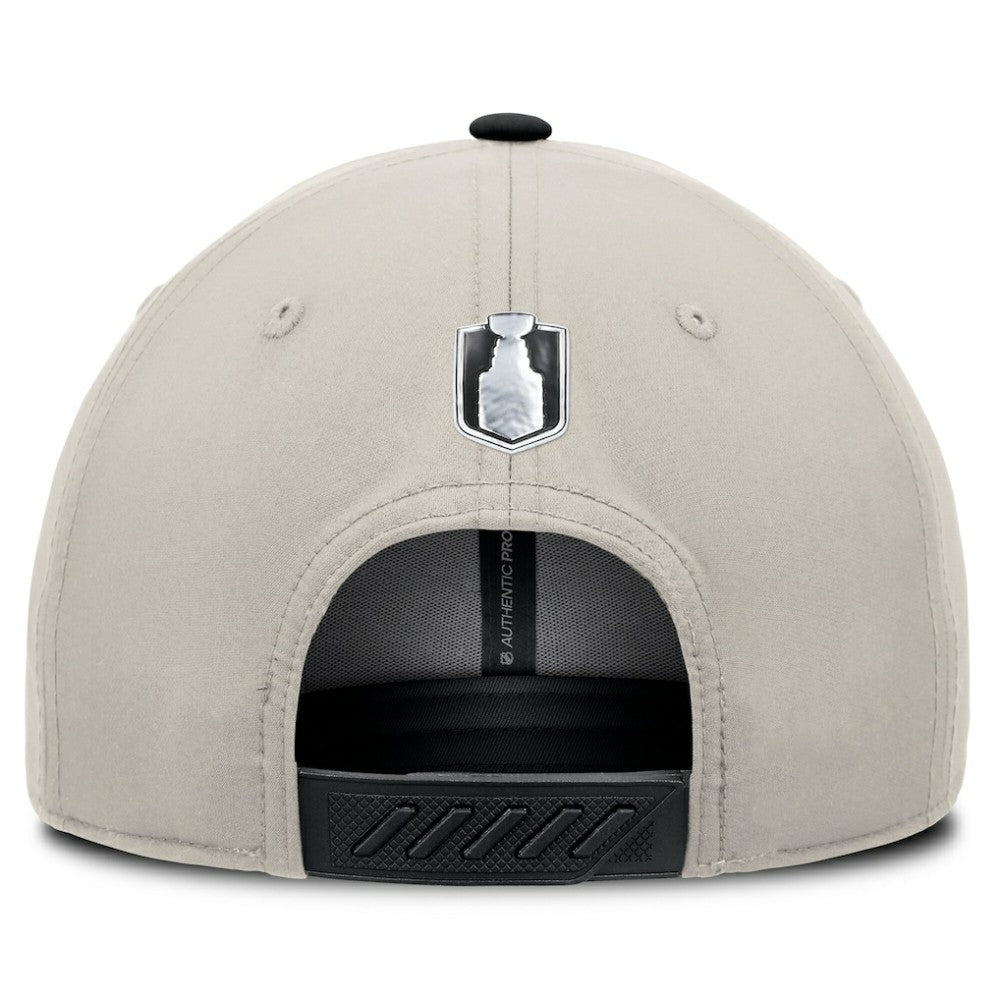 Vegas Golden Knights Fanatics 2025 Pacific Division Champions Locker Room Adjustable Hat Black