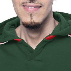 Minnesota Wild - G-III Sports by Carl Banks Adaptive Wear Lord Stanley Hooded Long Sleeve Sweatshirt Green