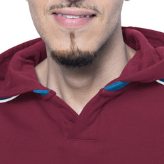 Colorado Avalanche - G-III Sports by Carl Banks Adaptive Wear Lord Stanley Hooded Long Sleeve Sweatshirt Burgundy