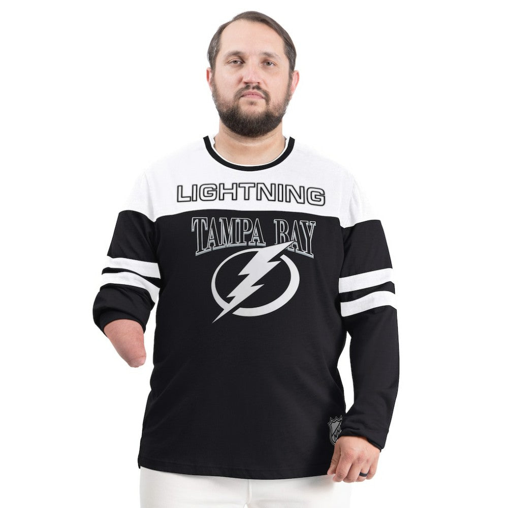 Tampa Bay Lightning - G-III Sports by Carl Banks Adaptive Wear Outlast Durene Long-Sleeve T-Shirt Black