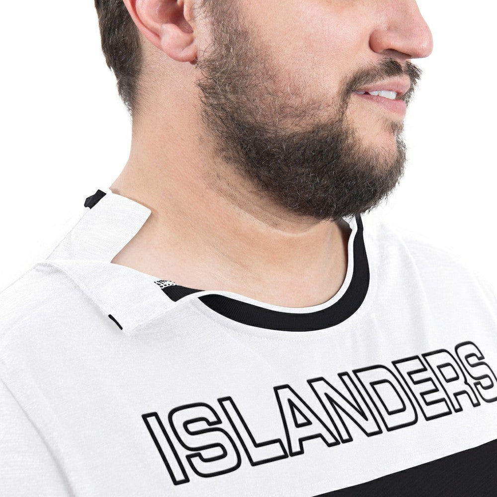 New York Islanders - G-III Sports by Carl Banks Adaptive Wear Outlast Durene Long-Sleeve T-Shirt Black