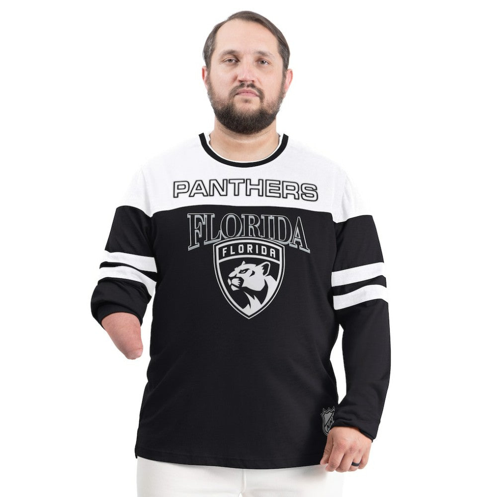 Florida Panthers - G-III Sports by Carl Banks Adaptive Wear Outlast Durene Long-Sleeve T-Shirt Black