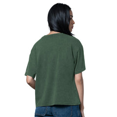Minnesota Wild - Starter Women's Oversized Hall of Fame T-Shirt Heather Green