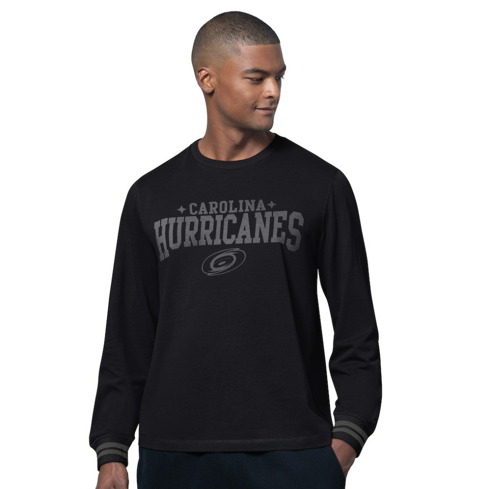 Carolina Hurricanes - Starter Field Long Sleeve T-Shirt Black