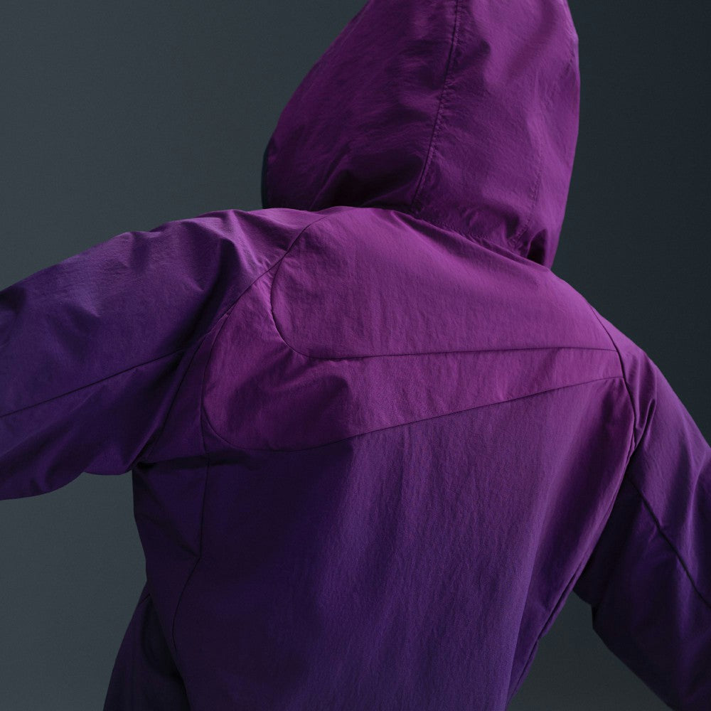Nike Barcelona Women's AWF Woven Full-Zip Jacket - Purple