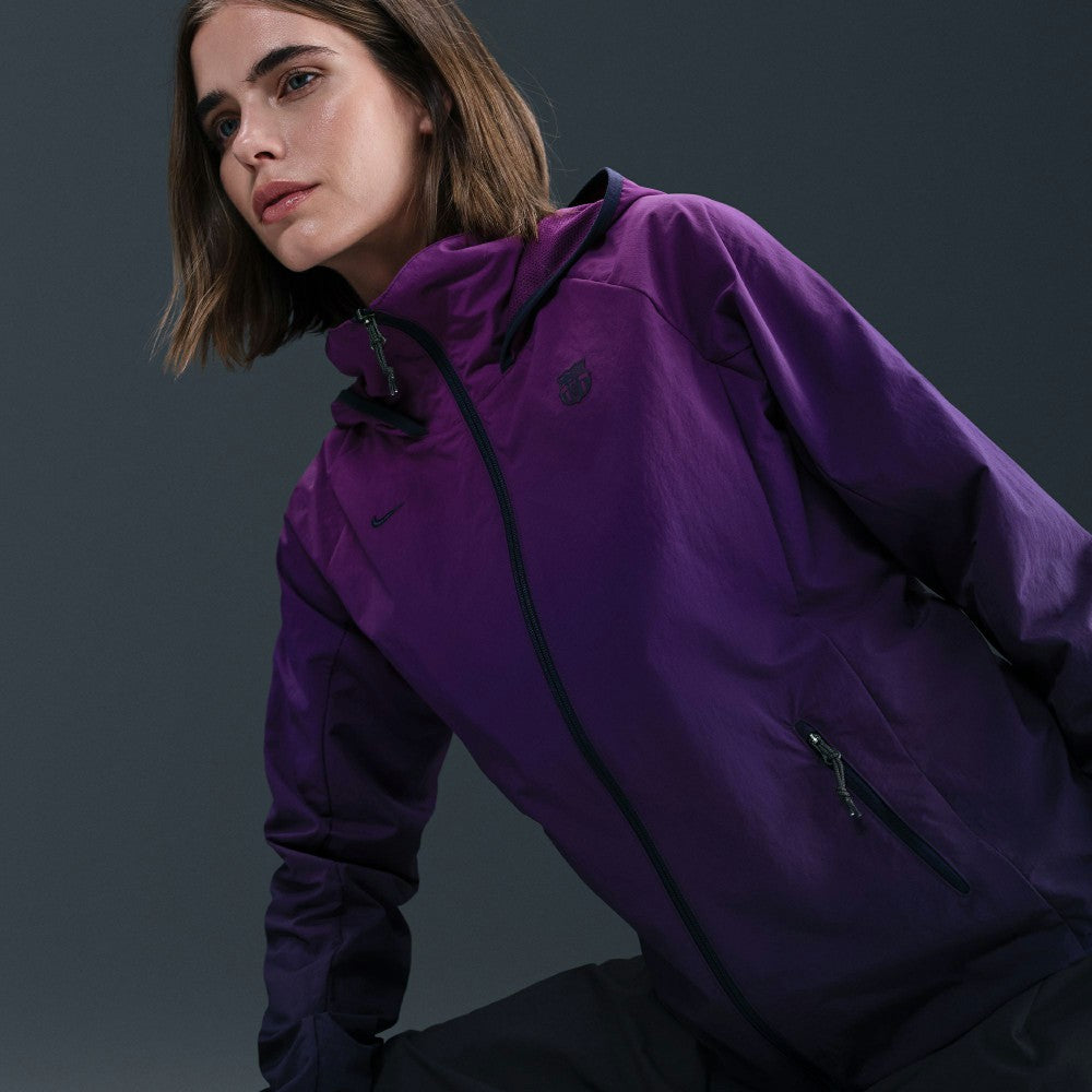 Nike Barcelona Women's AWF Woven Full-Zip Jacket - Purple
