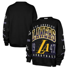 47 brand - Los Angeles Lakers '47 Women's 2025/26 City Edition Go Big Oversized Sweatshirt - Black