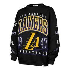 47 brand - Los Angeles Lakers '47 Women's 2025/26 City Edition Go Big Oversized Sweatshirt - Black