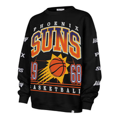 47 brand - Phoenix Suns '47 Women's 2025/26 City Edition Go Big Oversized Sweatshirt - Black