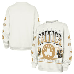 47 brand - Boston Celtics '47 Women's 2025/26 City Edition Go Big Oversized Sweatshirt - Natural