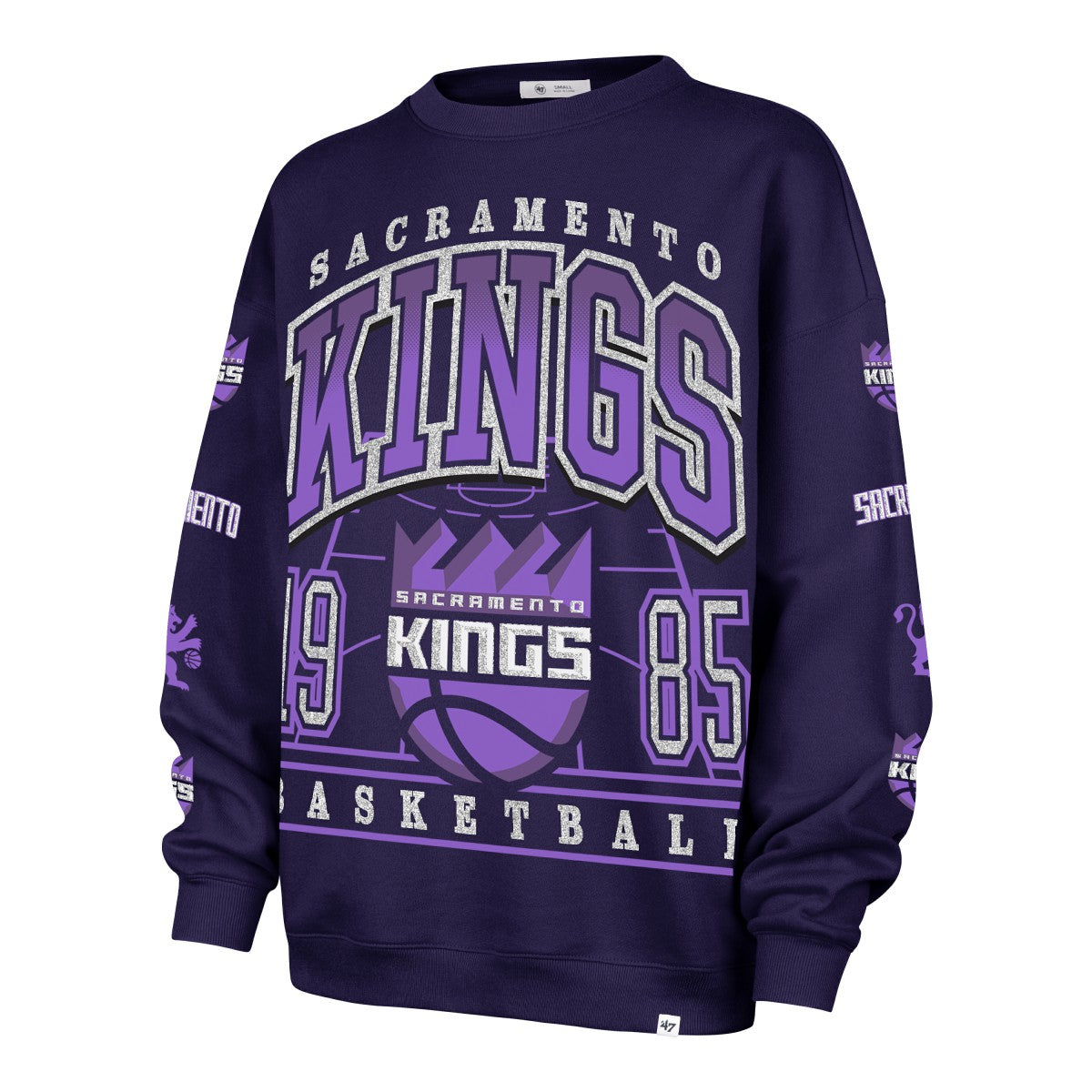 47 brand - Sacramento Kings '47 Women's 2025/26 City Edition Go Big Oversized Sweatshirt - Purple