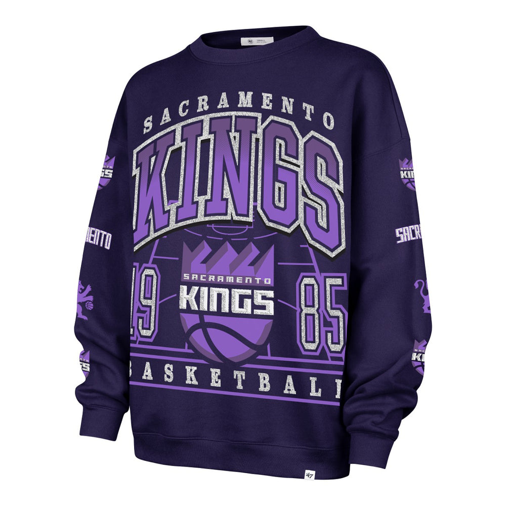 47 brand - Sacramento Kings '47 Women's 2025/26 City Edition Go Big Oversized Sweatshirt - Purple