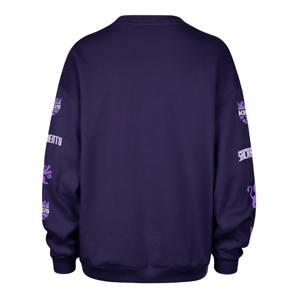 47 brand - Sacramento Kings '47 Women's 2025/26 City Edition Go Big Oversized Sweatshirt - Purple