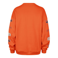 47 brand - New York Knicks '47 Women's 2025/26 City Edition Go Big Oversized Sweatshirt - Orange