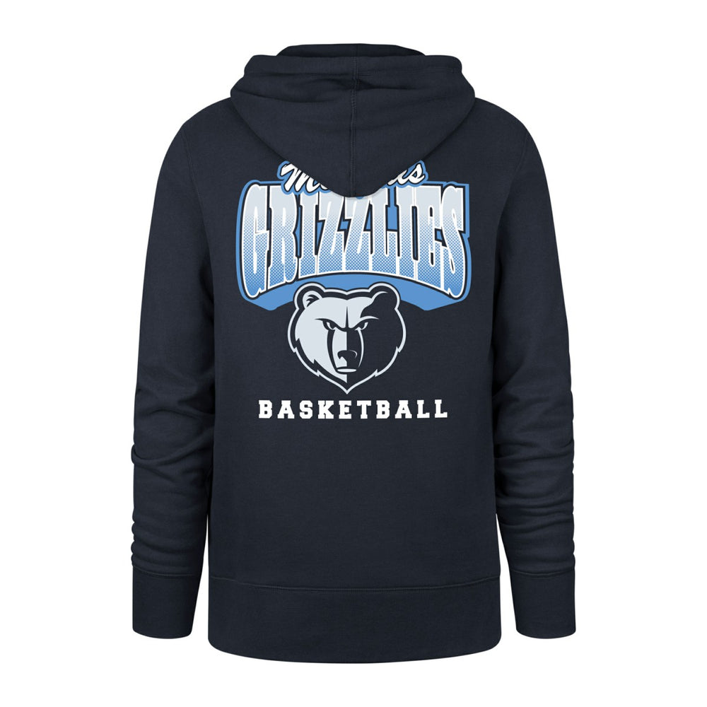 47 brand - Memphis Grizzlies '47 2025/26 City Edition Jab Step Headline Hoodie - Navy