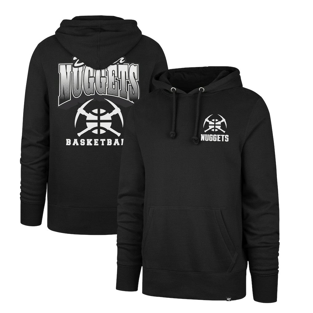 47 brand - Denver Nuggets '47 2025/26 City Edition Jab Step Headline Hoodie - Black