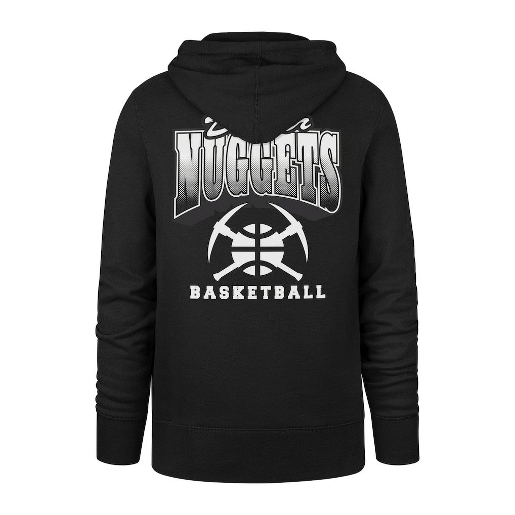 47 brand - Denver Nuggets '47 2025/26 City Edition Jab Step Headline Hoodie - Black