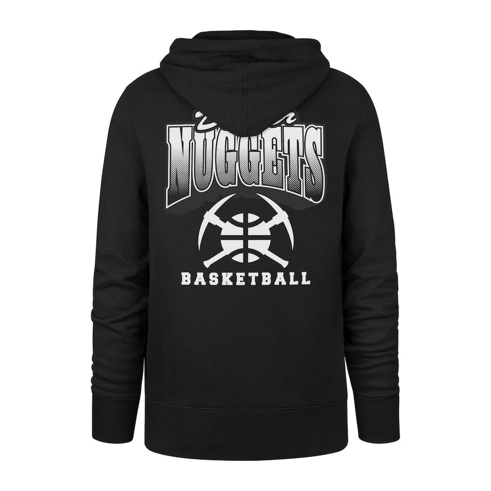 47 brand - Denver Nuggets '47 2025/26 City Edition Jab Step Headline Hoodie - Black