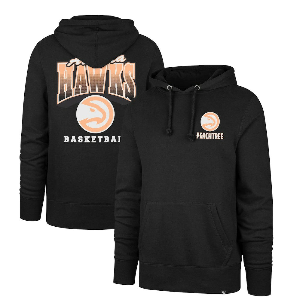 47 brand - Atlanta Hawks '47 2025/26 City Edition Jab Step Headline Hoodie - Black