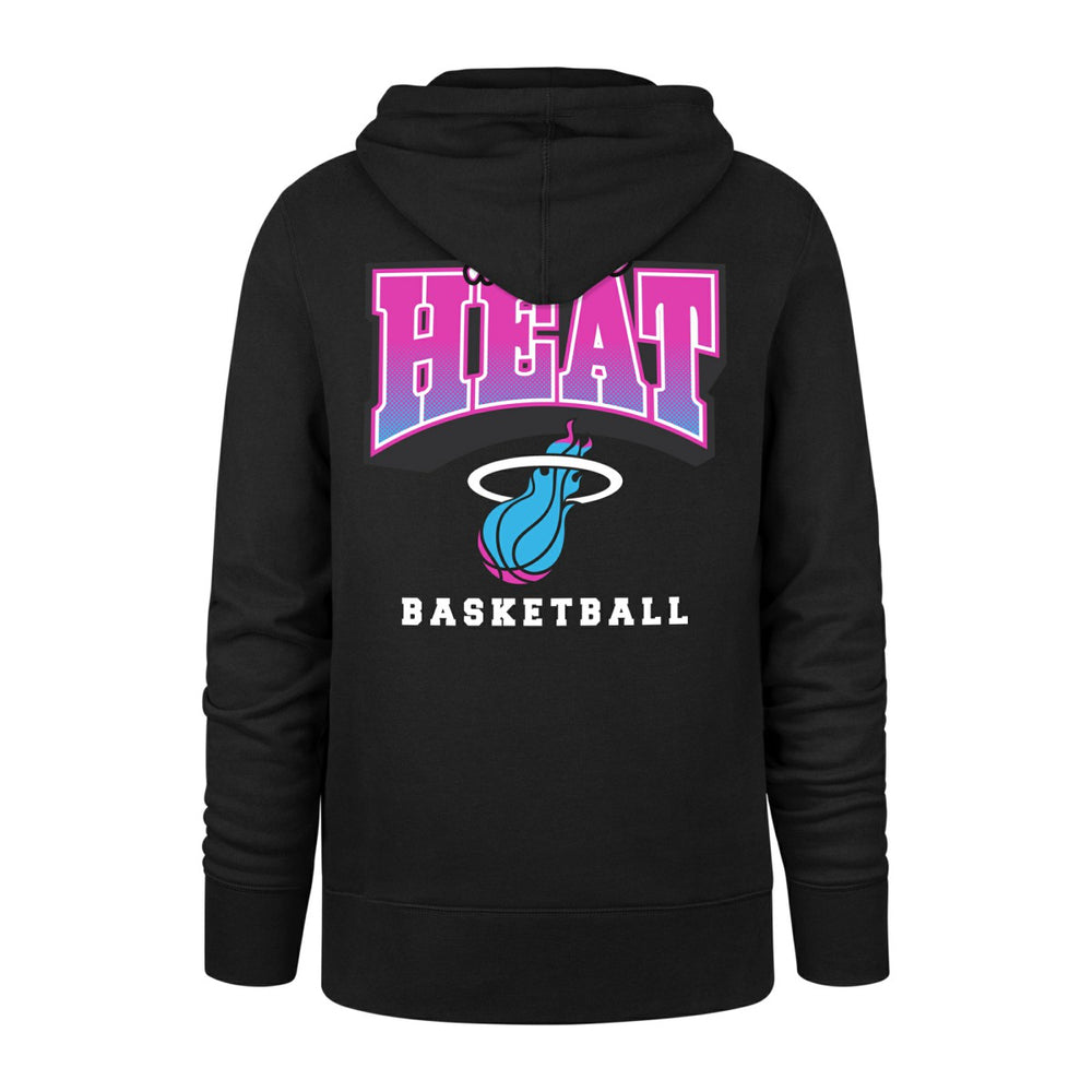 47 brand - Miami Heat '47 2025/26 City Edition Jab Step Headline Hoodie - Black