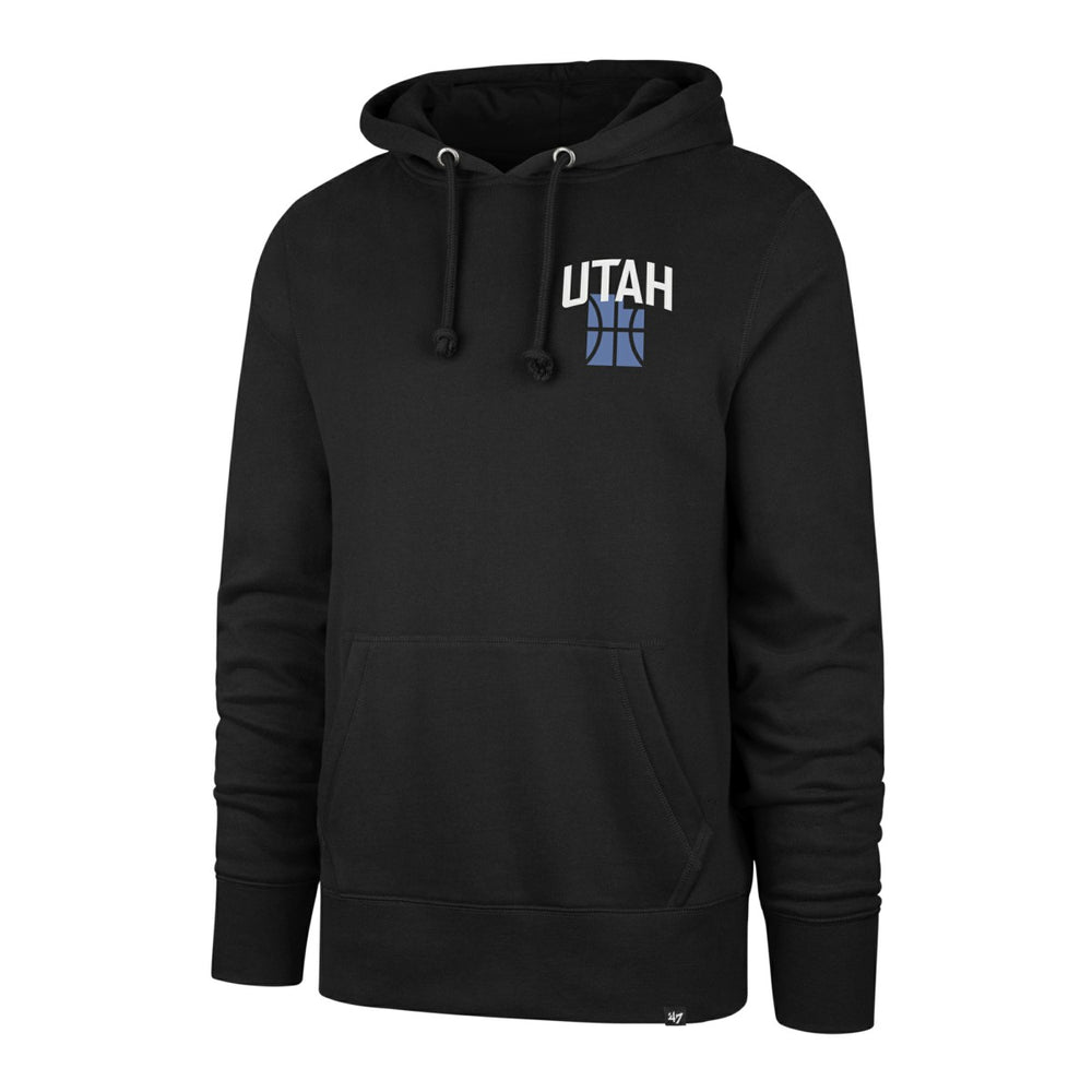 47 brand - Utah Jazz '47 2025/26 City Edition Jab Step Headline Hoodie - Black