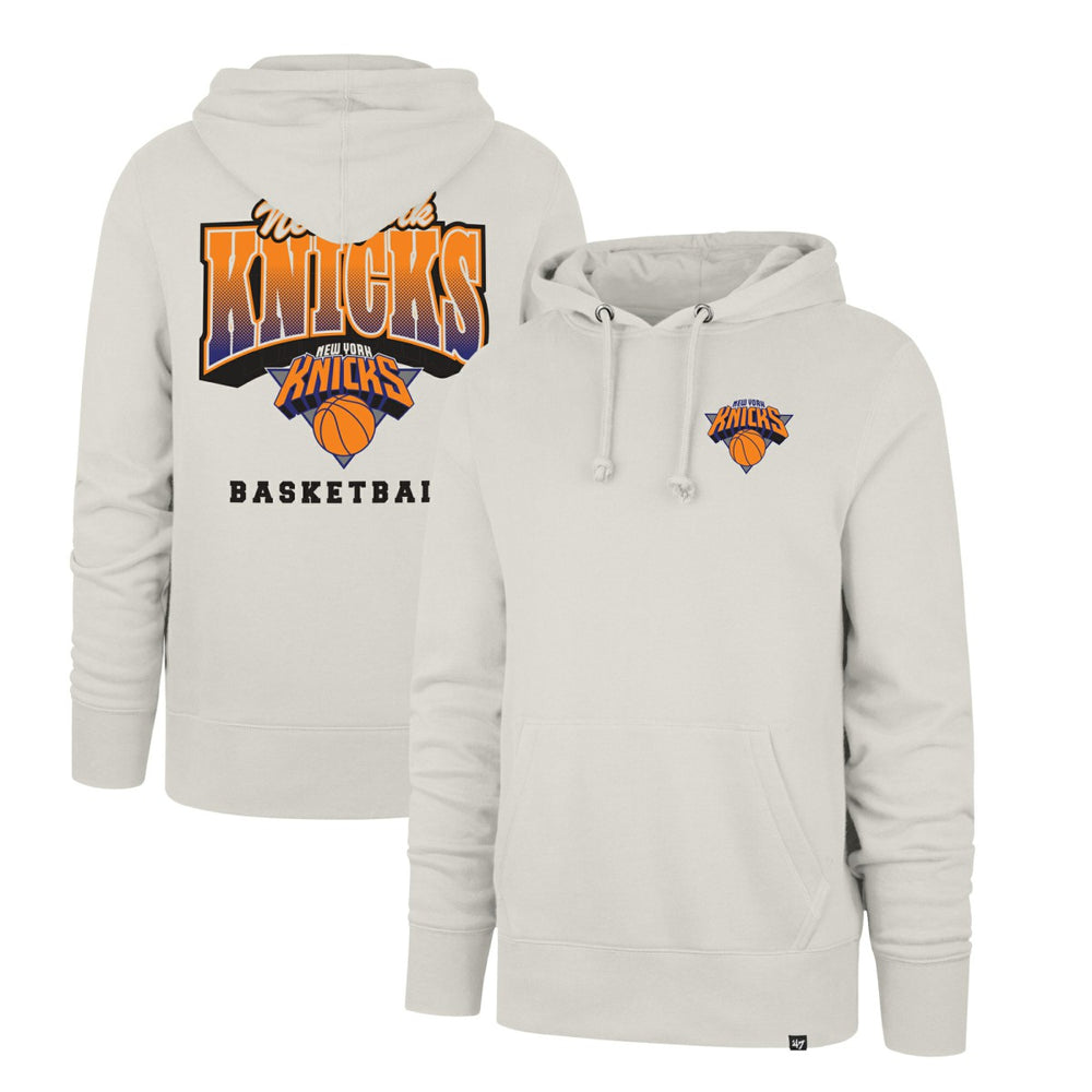 47 brand - New York Knicks '47 2025/26 City Edition Jab Step Headline Hoodie - Natural