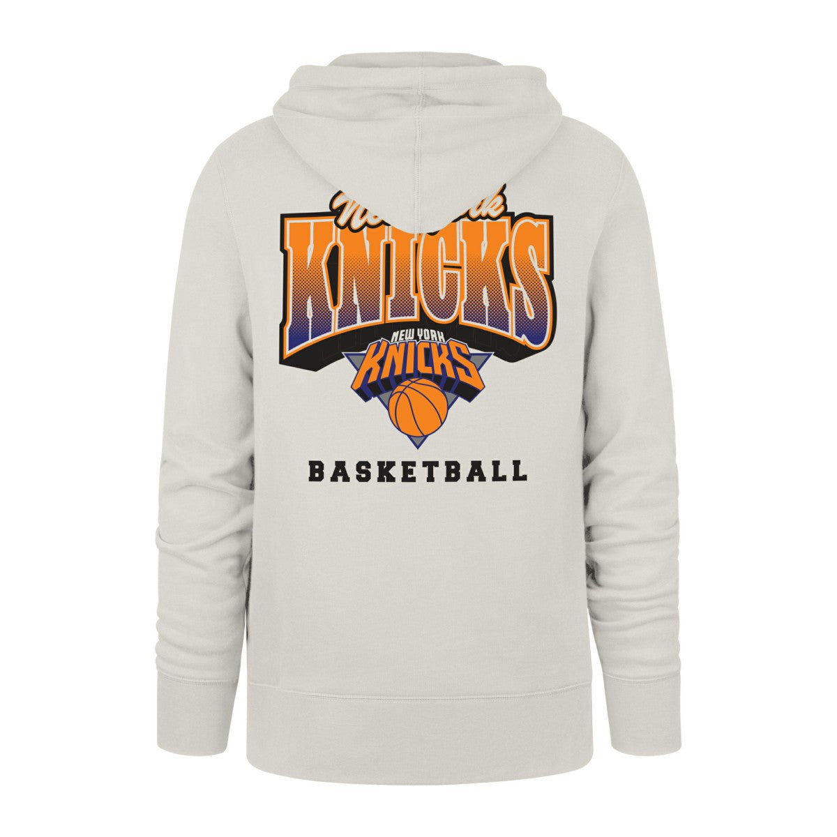 47 brand - New York Knicks '47 2025/26 City Edition Jab Step Headline Hoodie - Natural