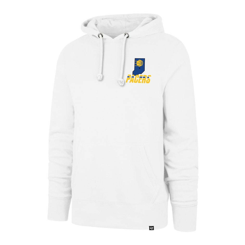 47 brand - Indiana Pacers '47 2025/26 City Edition Jab Step Headline Hoodie - White