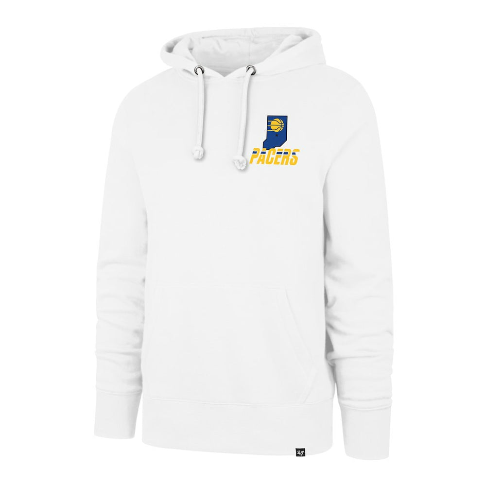 47 brand - Indiana Pacers '47 2025/26 City Edition Jab Step Headline Hoodie - White