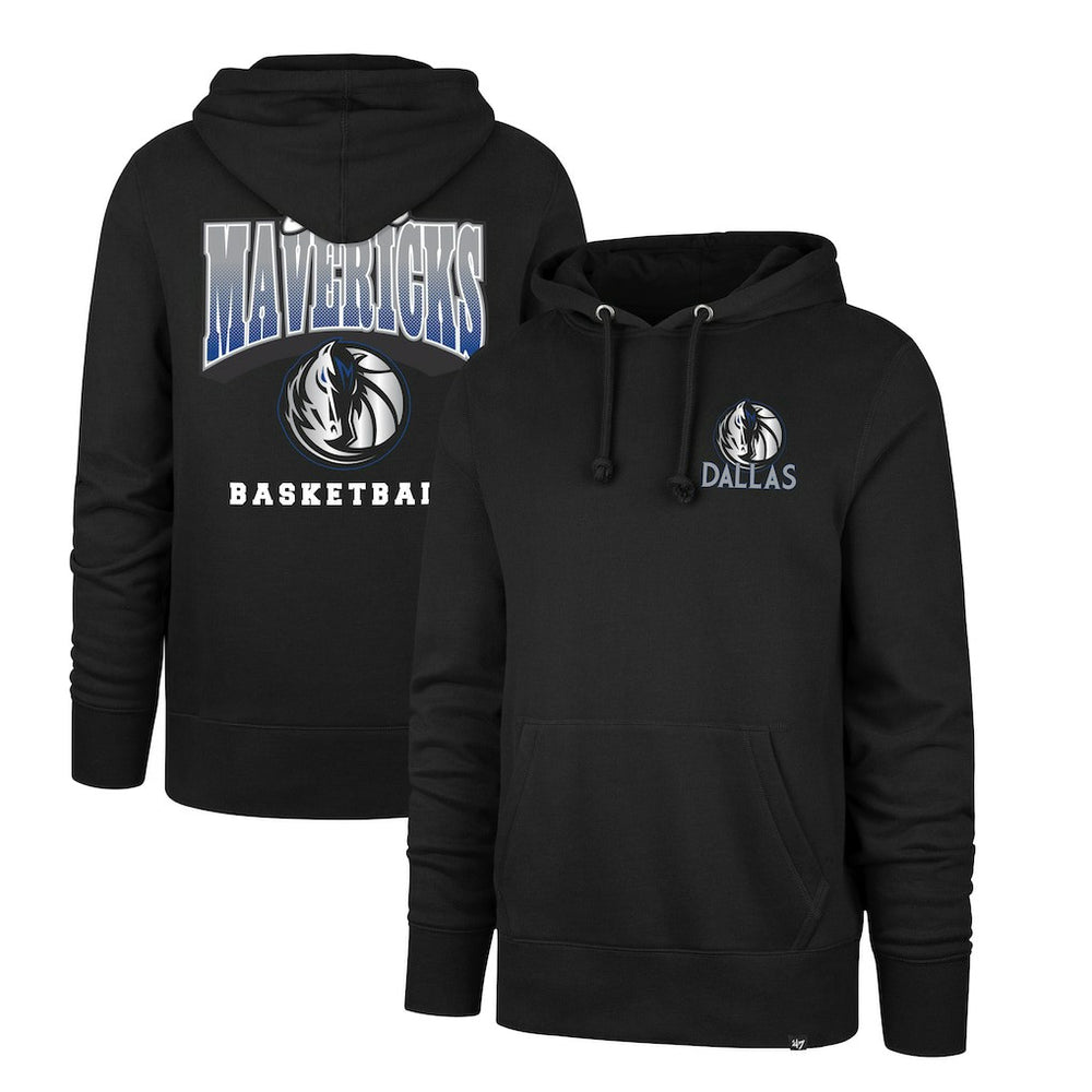 47 brand - Dallas Mavericks '47 2025/26 City Edition Jab Step Headline Hoodie - Black