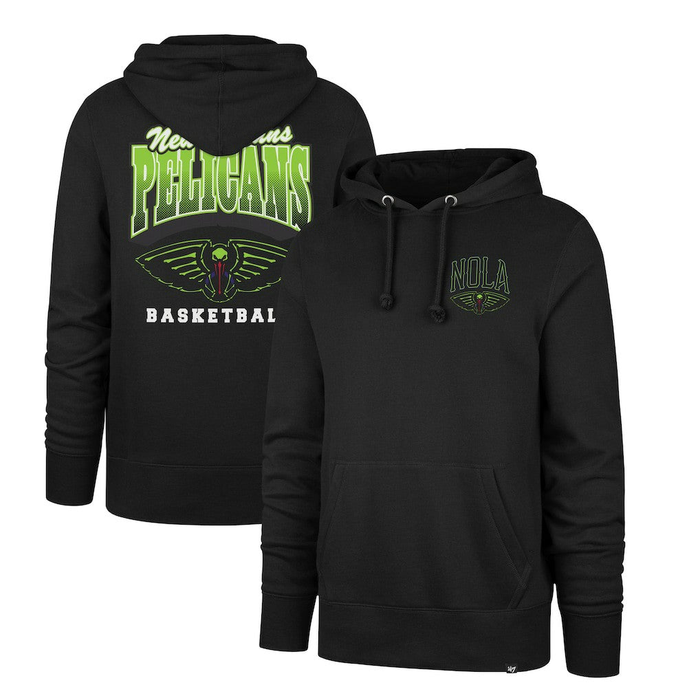 47 brand - New Orleans Pelicans '47 2025/26 City Edition Jab Step Headline Hoodie - Black
