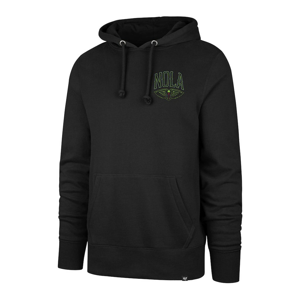 47 brand - New Orleans Pelicans '47 2025/26 City Edition Jab Step Headline Hoodie - Black