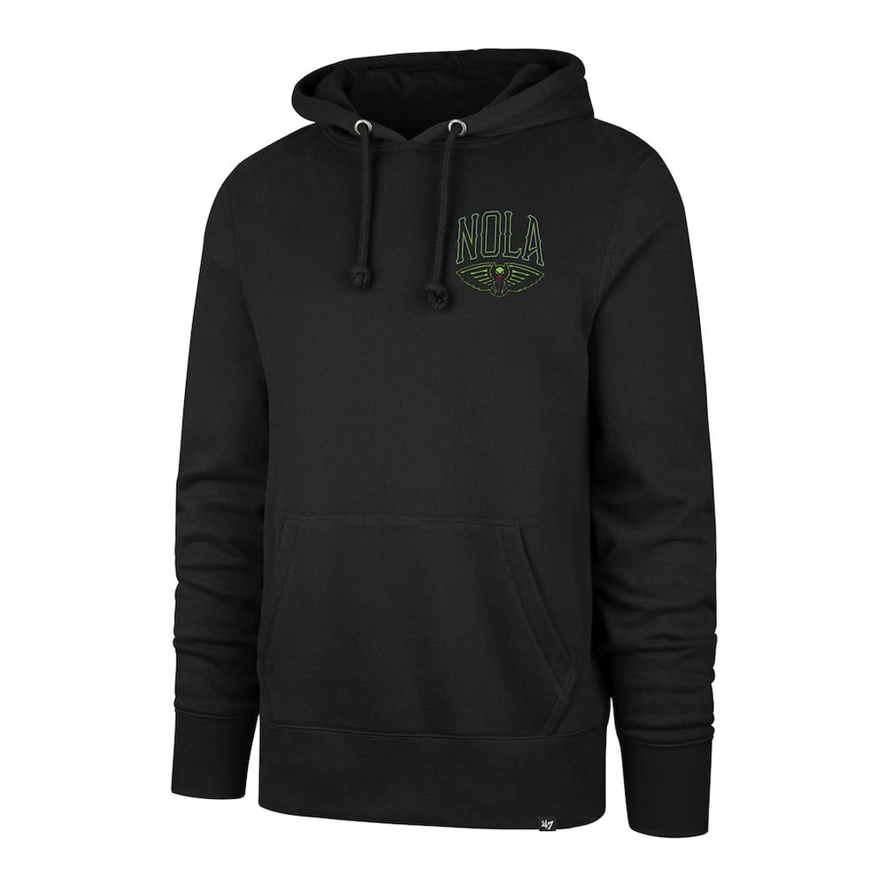 47 brand - New Orleans Pelicans '47 2025/26 City Edition Jab Step Headline Hoodie - Black