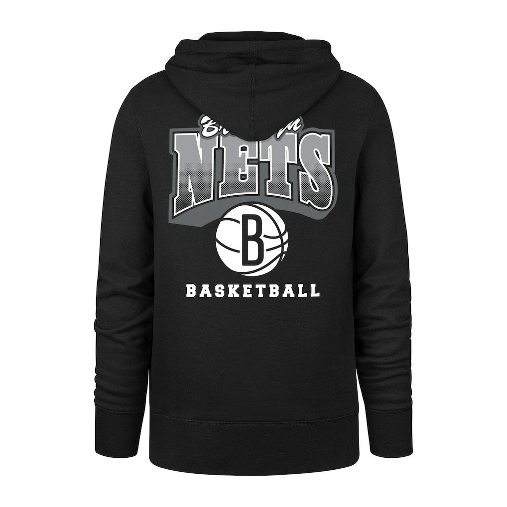 47 brand - Brooklyn Nets '47 2025/26 City Edition Jab Step Headline Hoodie - Black