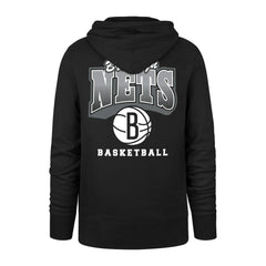 47 brand - Brooklyn Nets '47 2025/26 City Edition Jab Step Headline Hoodie - Black