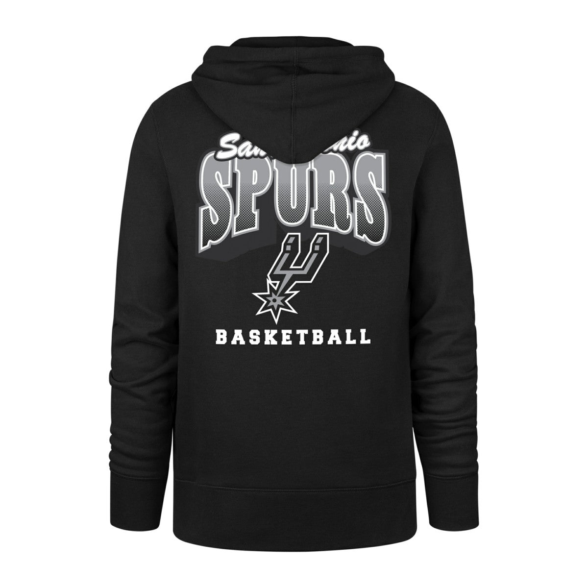 47 brand - San Antonio Spurs '47 2025/26 City Edition Jab Step Headline Hoodie - Black