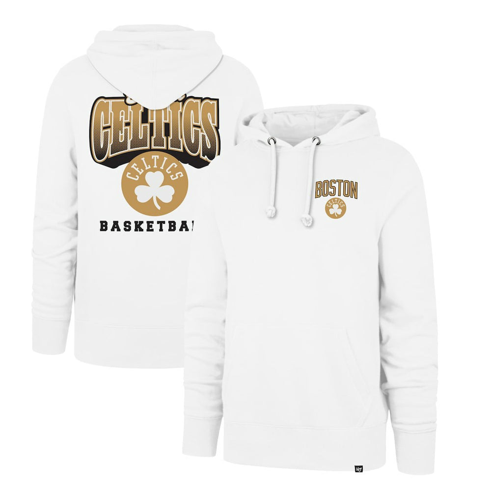 47 brand - Boston Celtics '47 2025/26 City Edition Jab Step Headline Hoodie - White