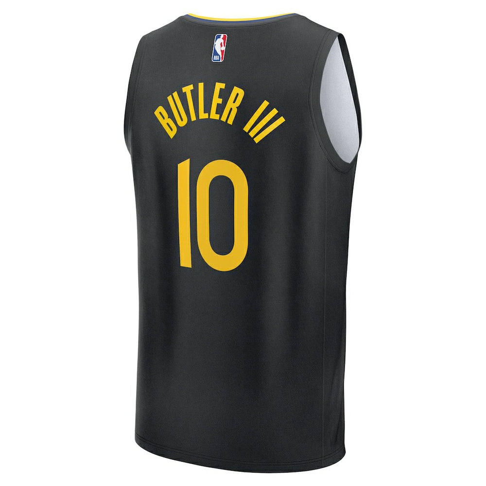 Fanatics - Jimmy Butler III Golden State Warriors Fast Break Replica Player Jersey - Statement Editi- Black