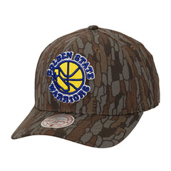 Mitchell & Ness - Golden State Warriors Hidden Pro-Crown Adjustable Hat - Camo