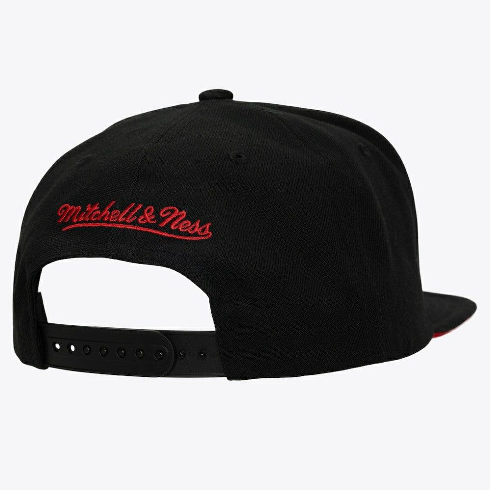 New Jersey Devils - Mitchell & Ness Color Pop Snapback Hat Red/Black