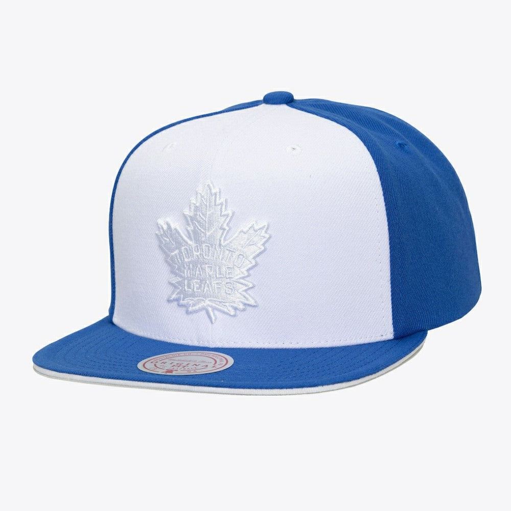 Toronto Maple Leafs - Mitchell & Ness Color Pop Snapback Hat White/Blue