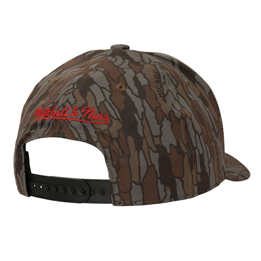 Chicago Blackhawks Mitchell & Ness Hidden Camo Pro Crown Adjustable Hat Camo