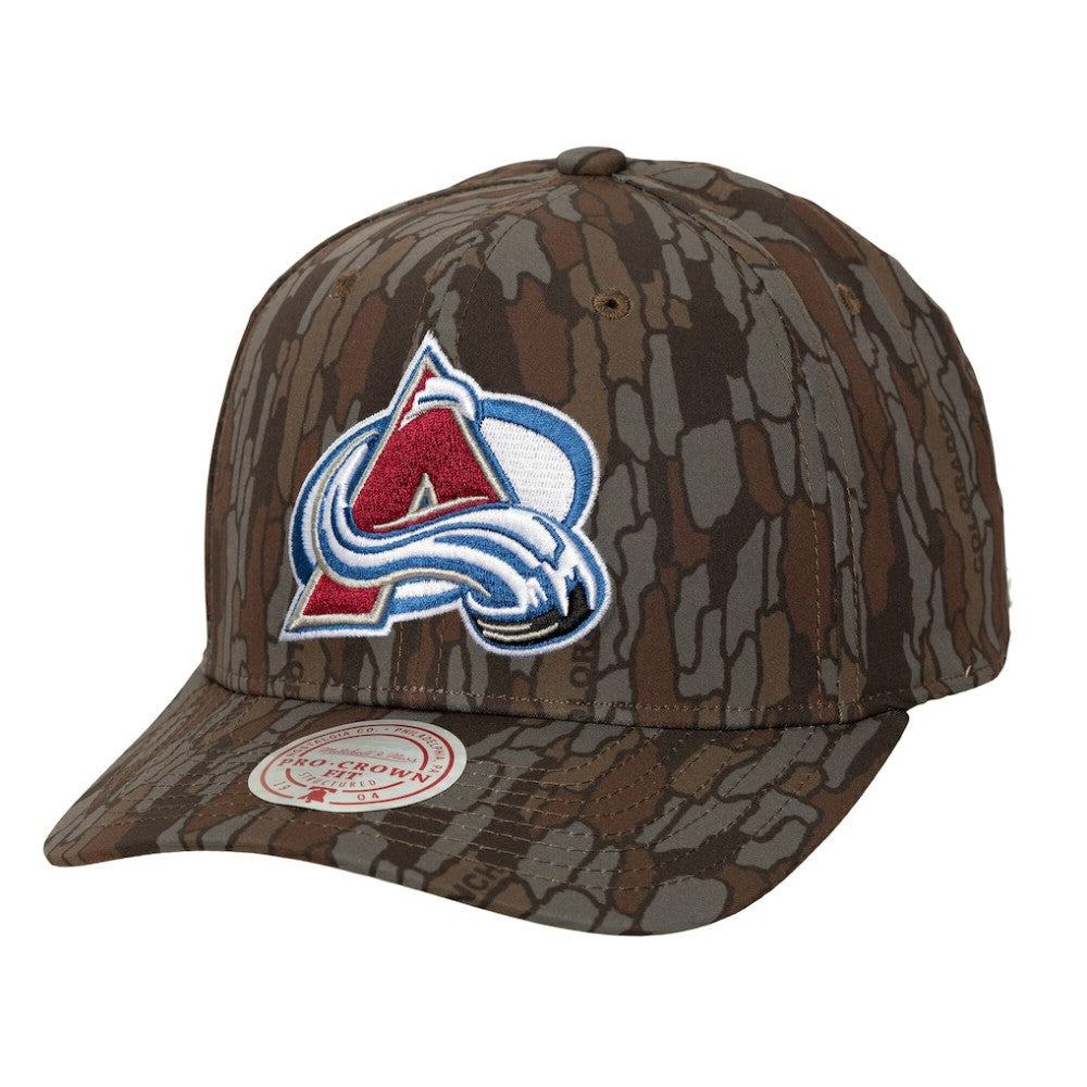 Colorado Avalanche - Mitchell & Ness Hidden Camo Pro Crown Adjustable Hat Camo