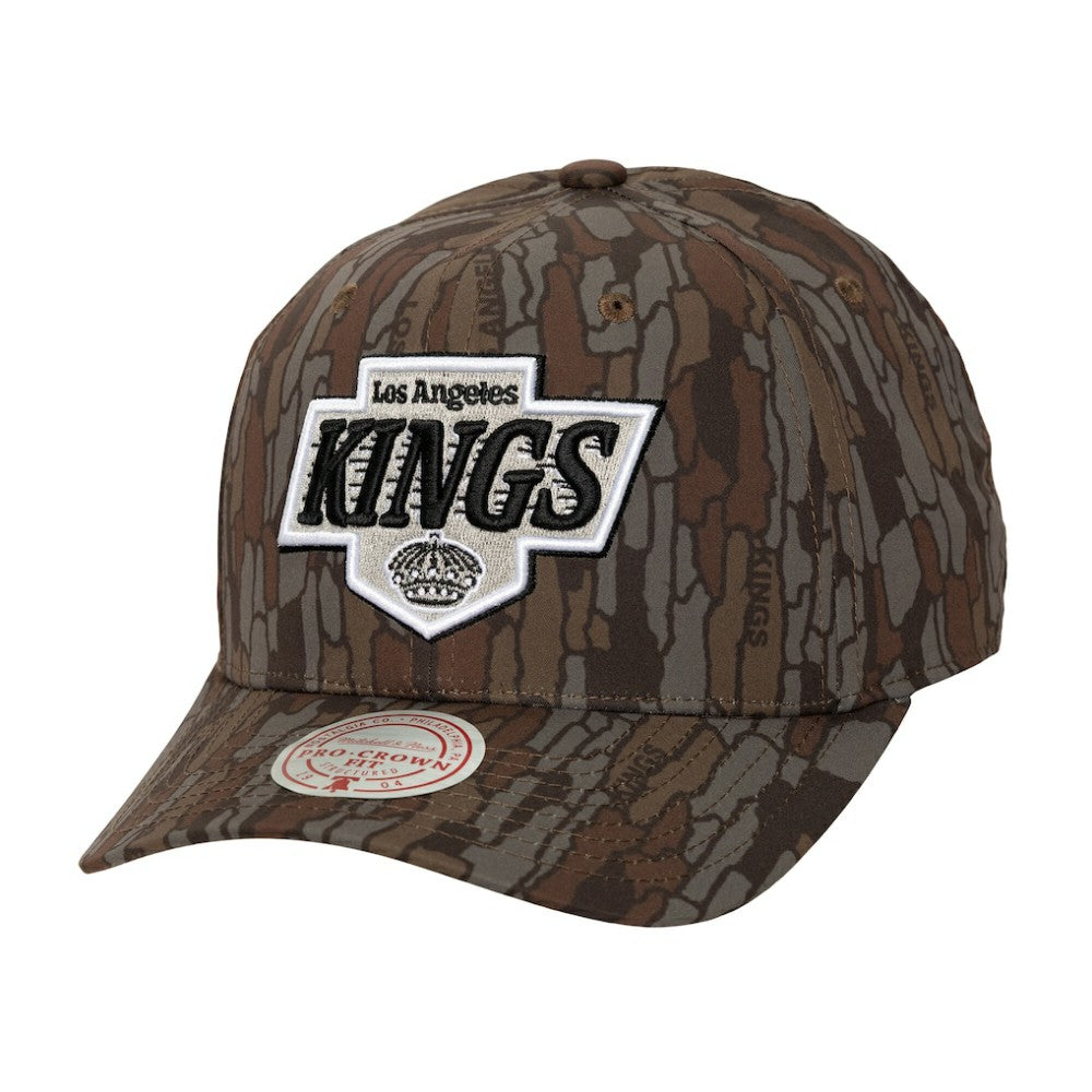 Los Angeles Kings - Mitchell & Ness Hidden Camo Pro Crown Adjustable Hat Camo