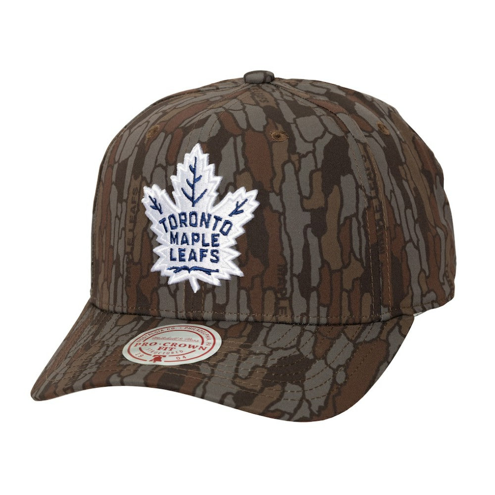Toronto Maple Leafs - Mitchell & Ness Hidden Camo Pro Crown Adjustable Hat Camo