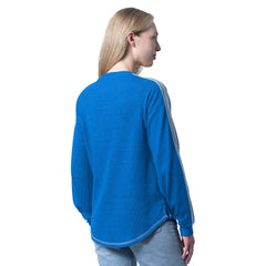 NBA - Dallas Mavericks G-III 4Her by Carl Banks Women's Advantage Tri-Blend Long Sleeve T-Shirt - Blue